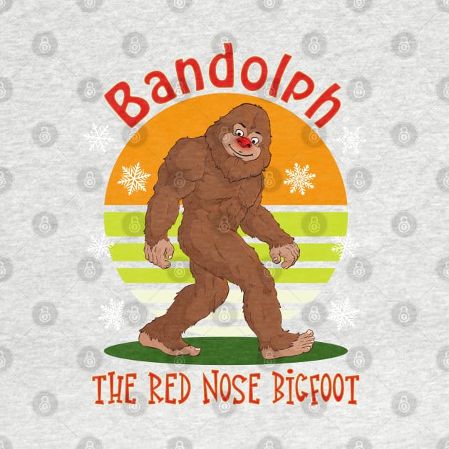 Bandolph The Red Nose Bigfoot by Jay Diloy